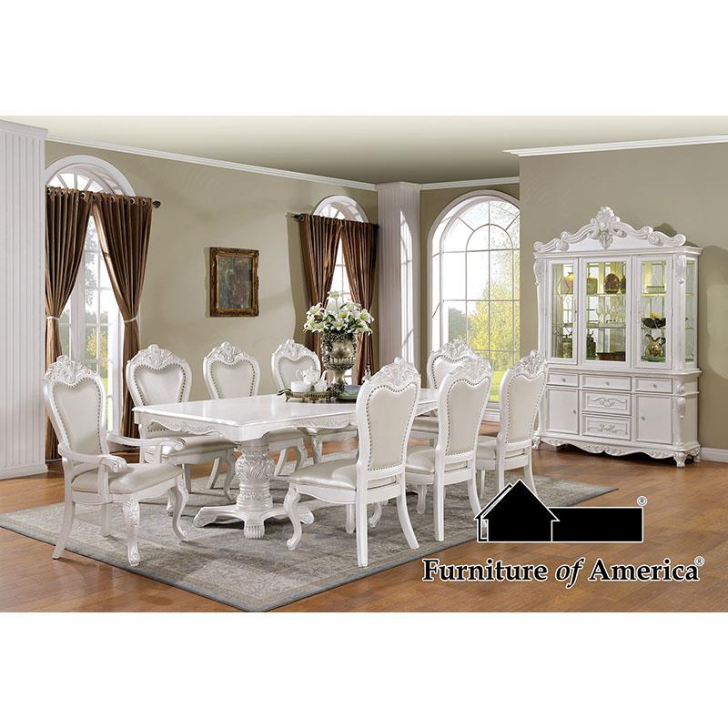 Manzanita White Dining Set 9 Piece