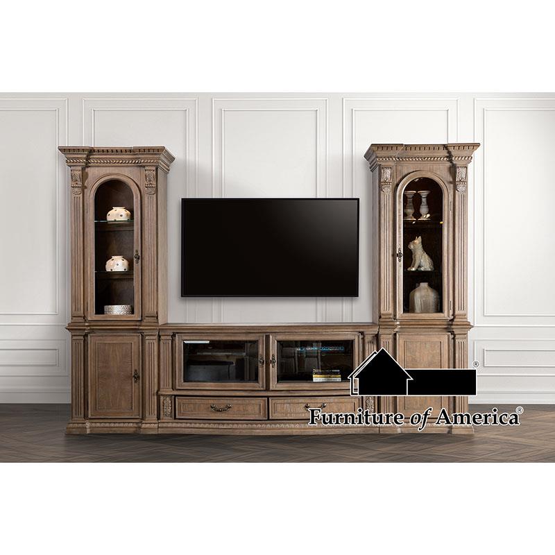 Bromoak Weathered Oak TV Console