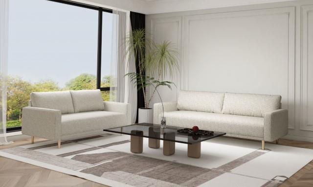 Elverum Off-White Upholstery Set