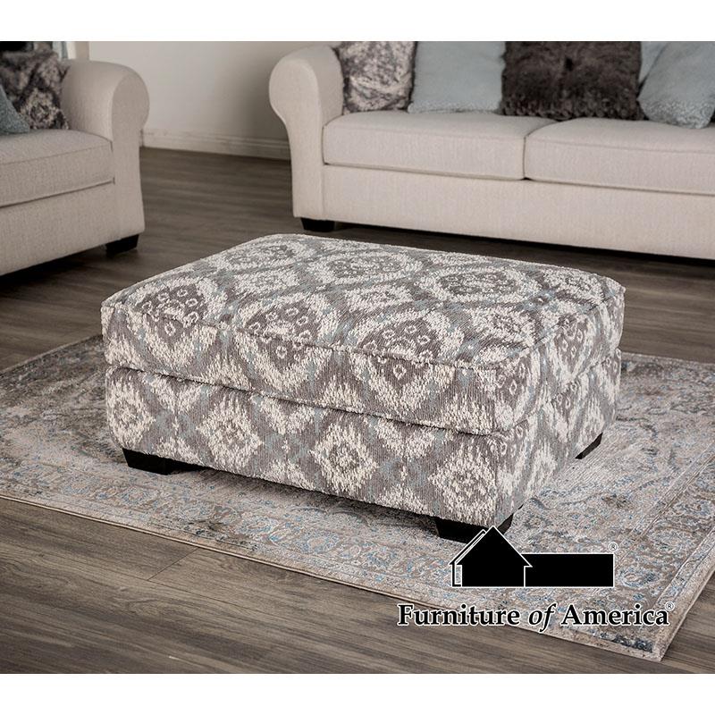 Queensbury Transitional Ottoman