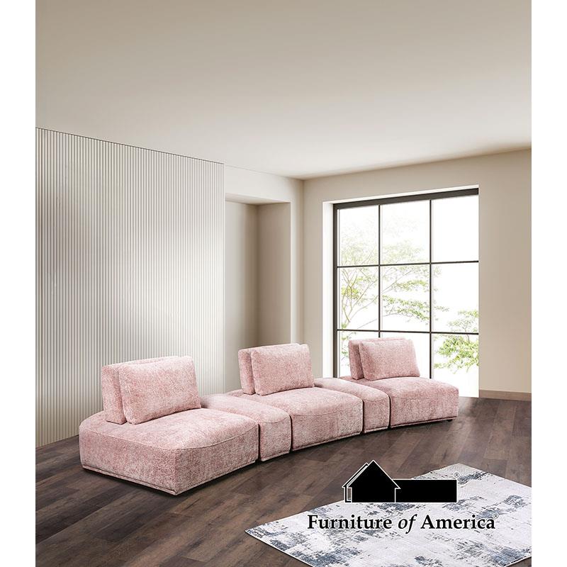 Stavanger Pink 3-Seater