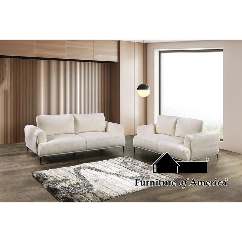 Gladbach Linen White Upholstery Set