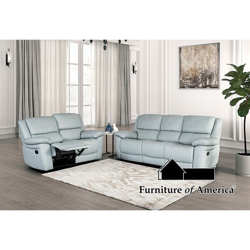 Glarus Powder Blue Upholstery Set