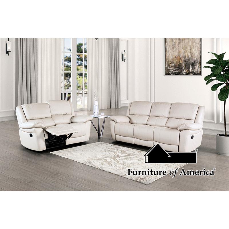 Glarus White Upholstery Set