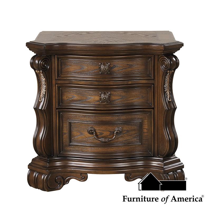 Leovanni Traditional Nightstand