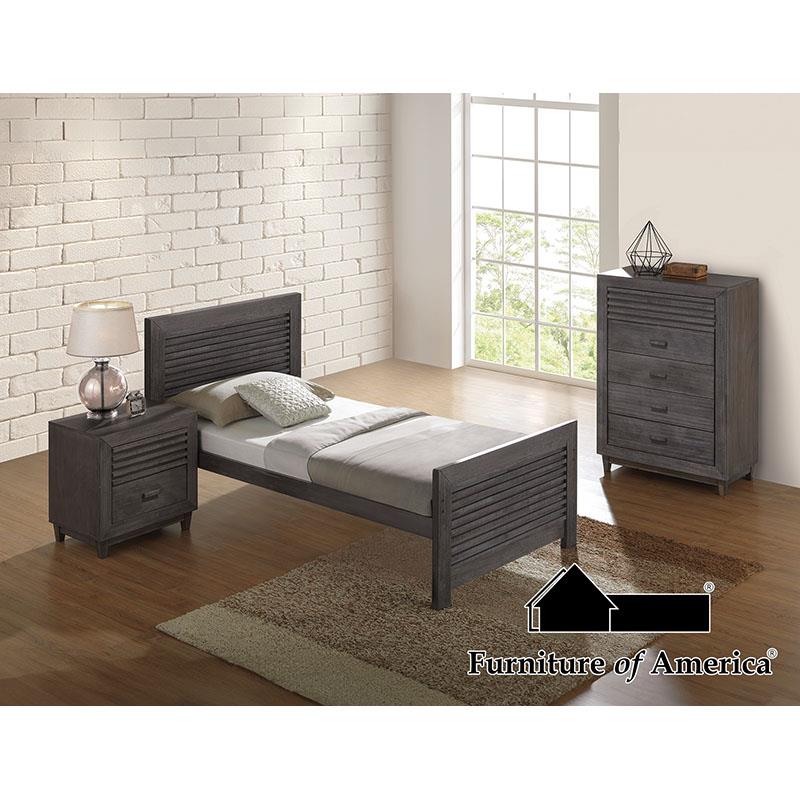 Griffin Charcoal Brown Bedroom Set