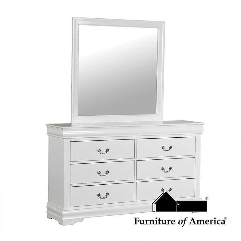 Louis Philippe White Mirror