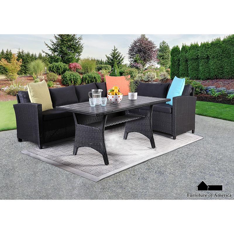 Kimara Black Patio Set