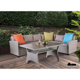 Kimara Black/Gray Patio Set