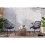 Zuberi Black/Natural Patio Set 3 Piece