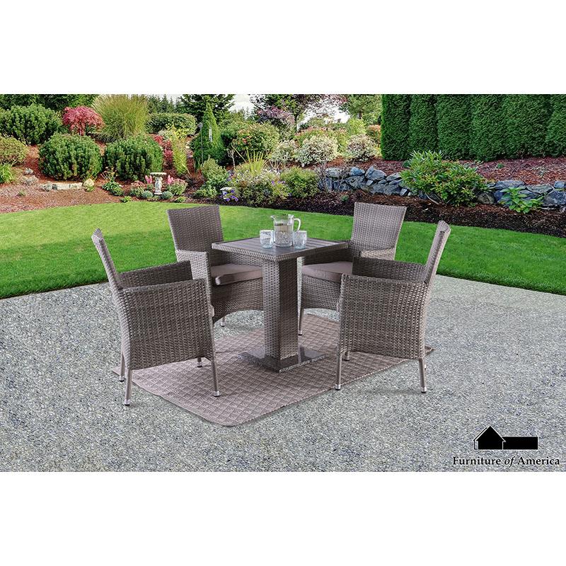 FM80004GY Gray Dining Set