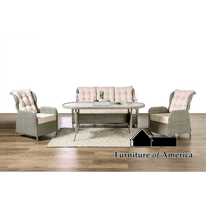 Tishala Natural Patio Set