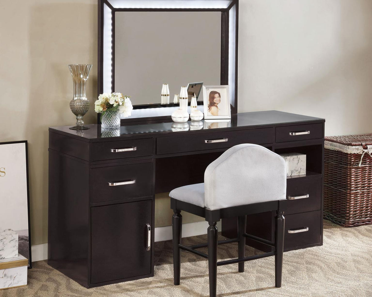 Vickie Obsidian Gray Vanity