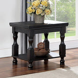 Calandra Antique Black End Table