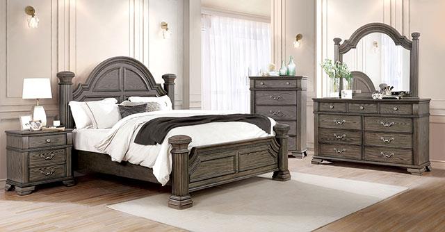 Pamphilos Gray Bed