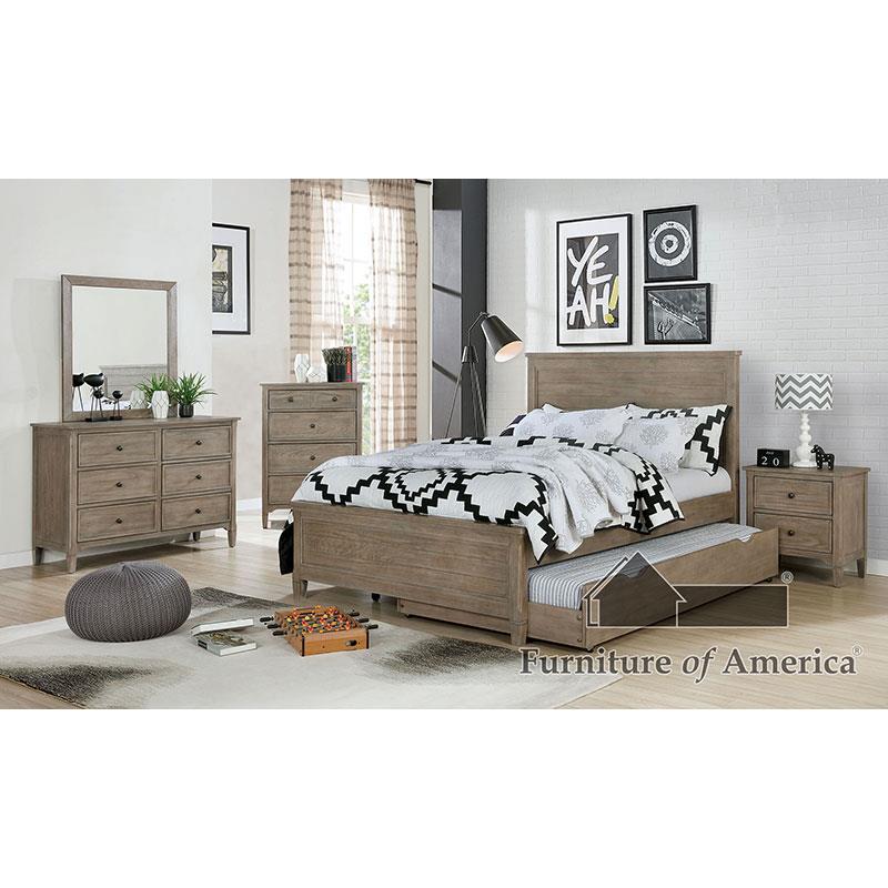 Vevey Wire-Brushed Warm Gray Dresser