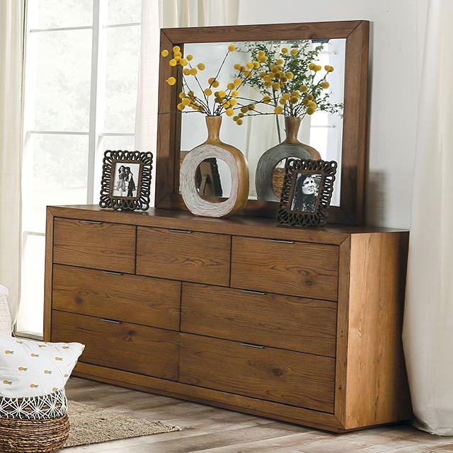 Leirvik Light Walnut Dresser