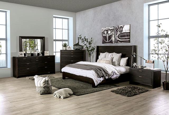 Laurentian Dark Walnut Bed