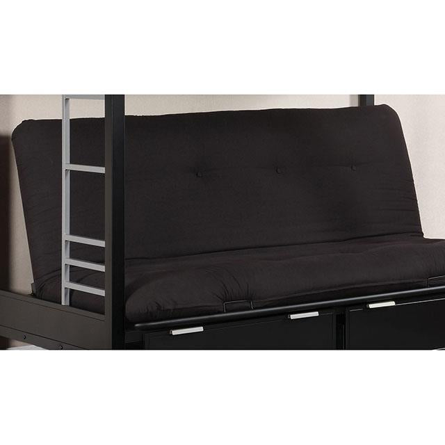 Plosh 8" Black Futon Mattress W/ Spring