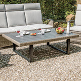 Antigua Gun Metal/Brown/Gray Table