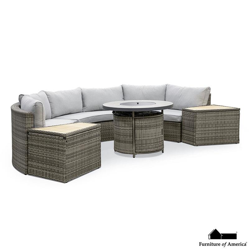 Barbuda Gray Patio Set