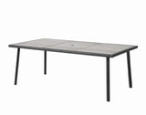 Sintra Black/Gray Patio Dining Table