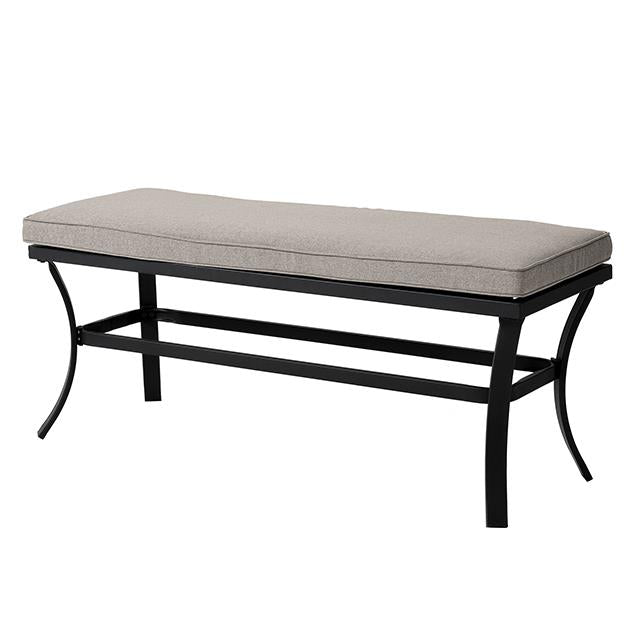 Sintra Black/Gray Bench