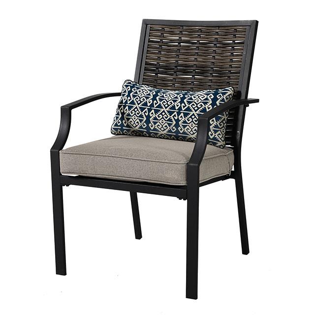 Sintra Black/Gray Chair