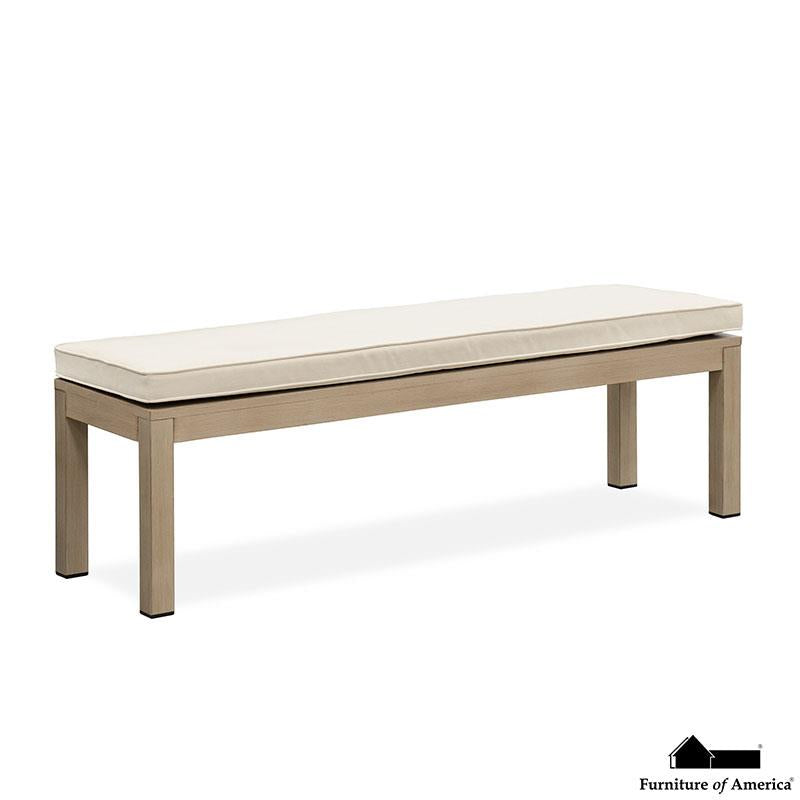 Bordeaux Natural/Beige Bench