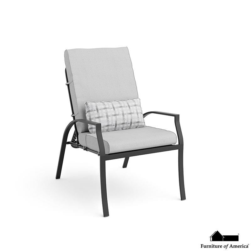 Palma Black/Gray Chair