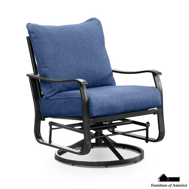 Segovia Navy/Black/Gray Chair