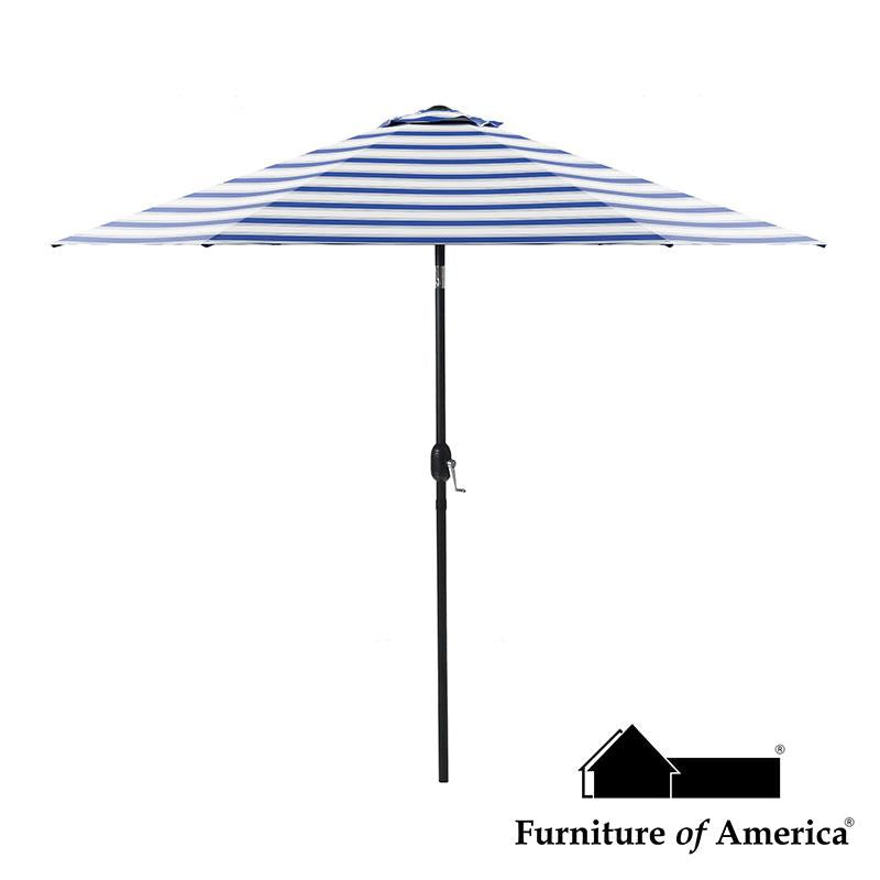 Halo Blue/White/Black Umbrella