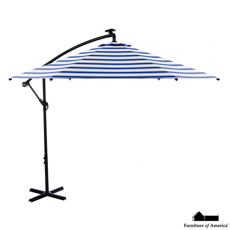 Glam Blue/White/Black Umbrella