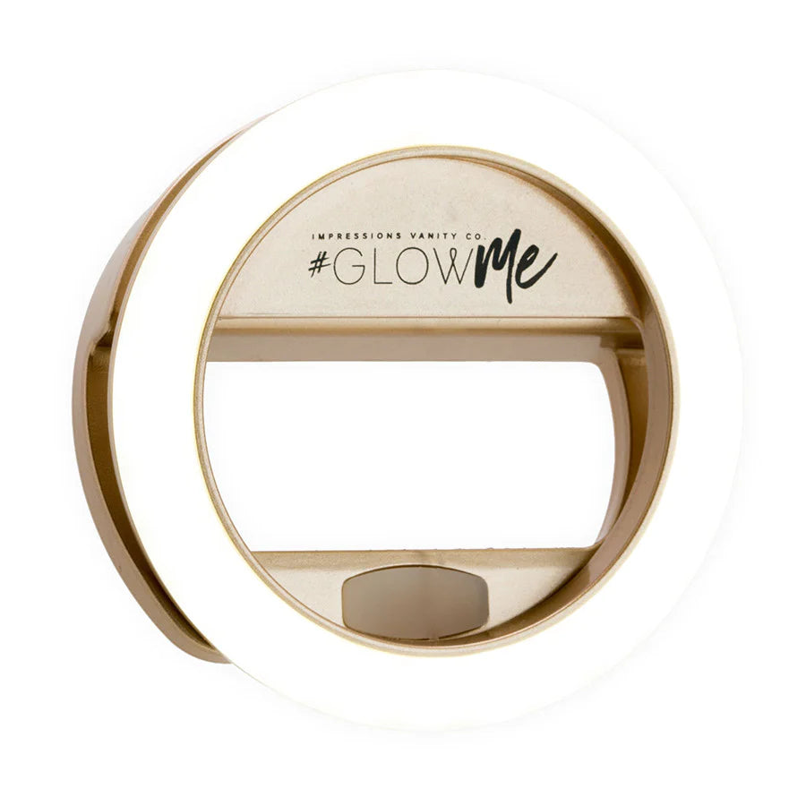 GlowMe® 2.0 LED Selfie Ring Light for Mobile Devices (USB Rechargeable)