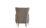 Gravita 3 Seat Sleeper (Deren Beige) /Ivory Legs