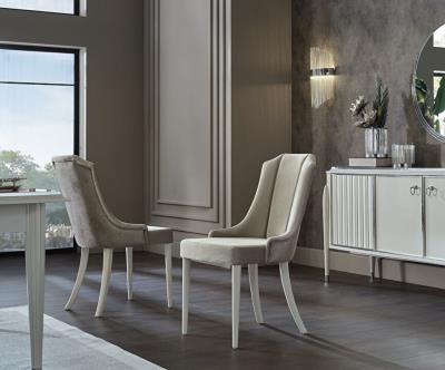 Gravita 6315 Dining Chair 2Pcs (Deren Beige)