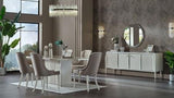 Gravita Dining Table (Ivory)