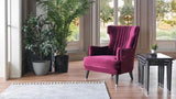 Gravita  Accent Chair (Deren Burgundy) 1 Piece