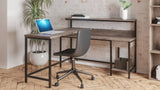 Arlenbry Gray Home Office L-Desk With Storage