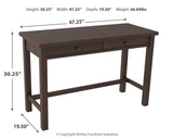 Camiburg Warm Brown 47" Home Office Desk