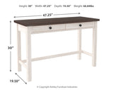 Dorrinson Two-Tone 47" Home Office Desk