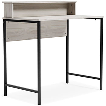 Bayflynn White/Black Home Office Desk