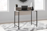 Bayflynn White/Black Home Office Desk