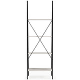 Bayflynn White/Black Bookcase