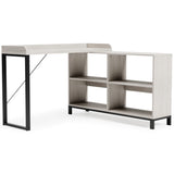 Bayflynn White/Black L-Desk