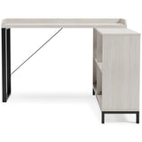 Bayflynn White/Black L-Desk