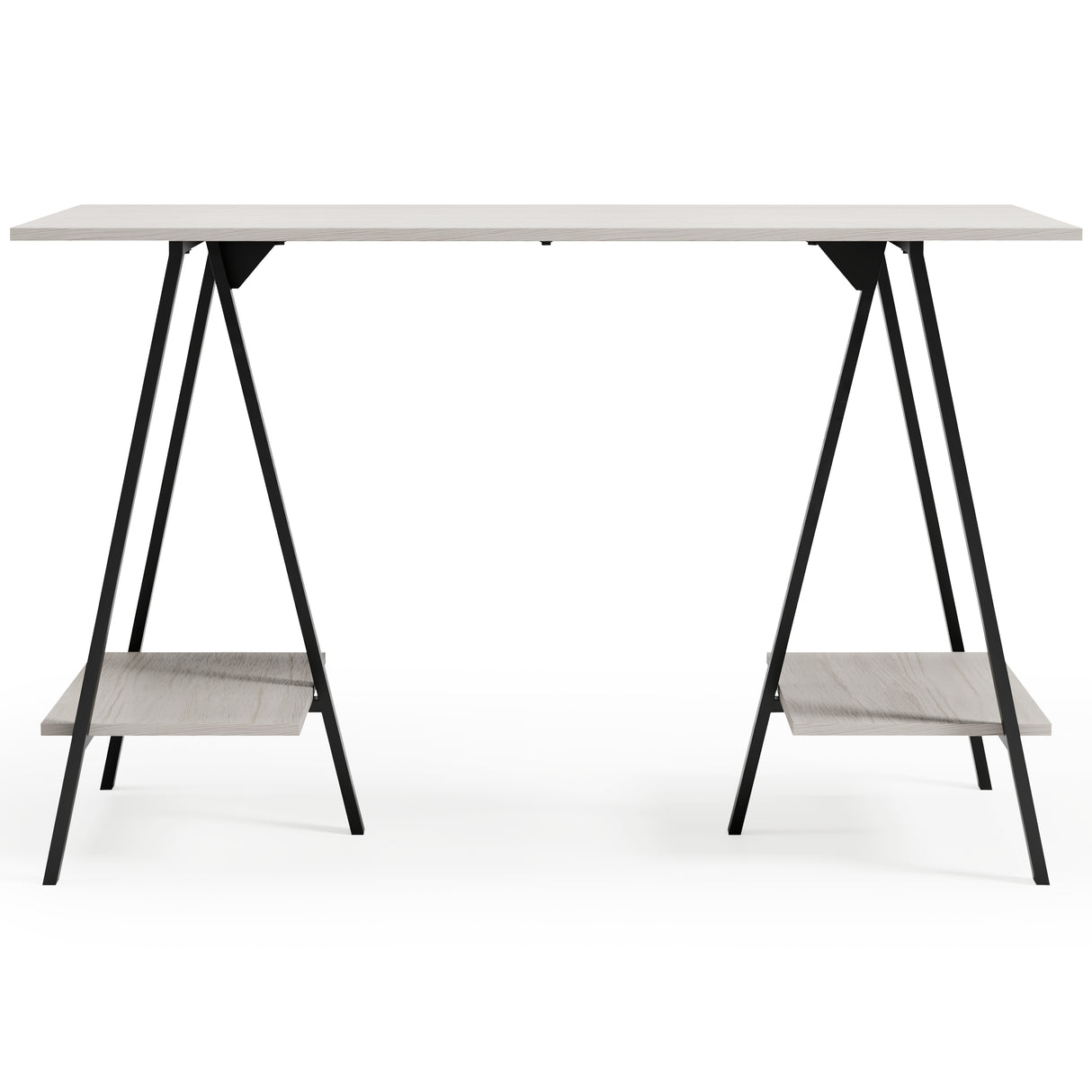 Bayflynn White/Black Home Office Desk