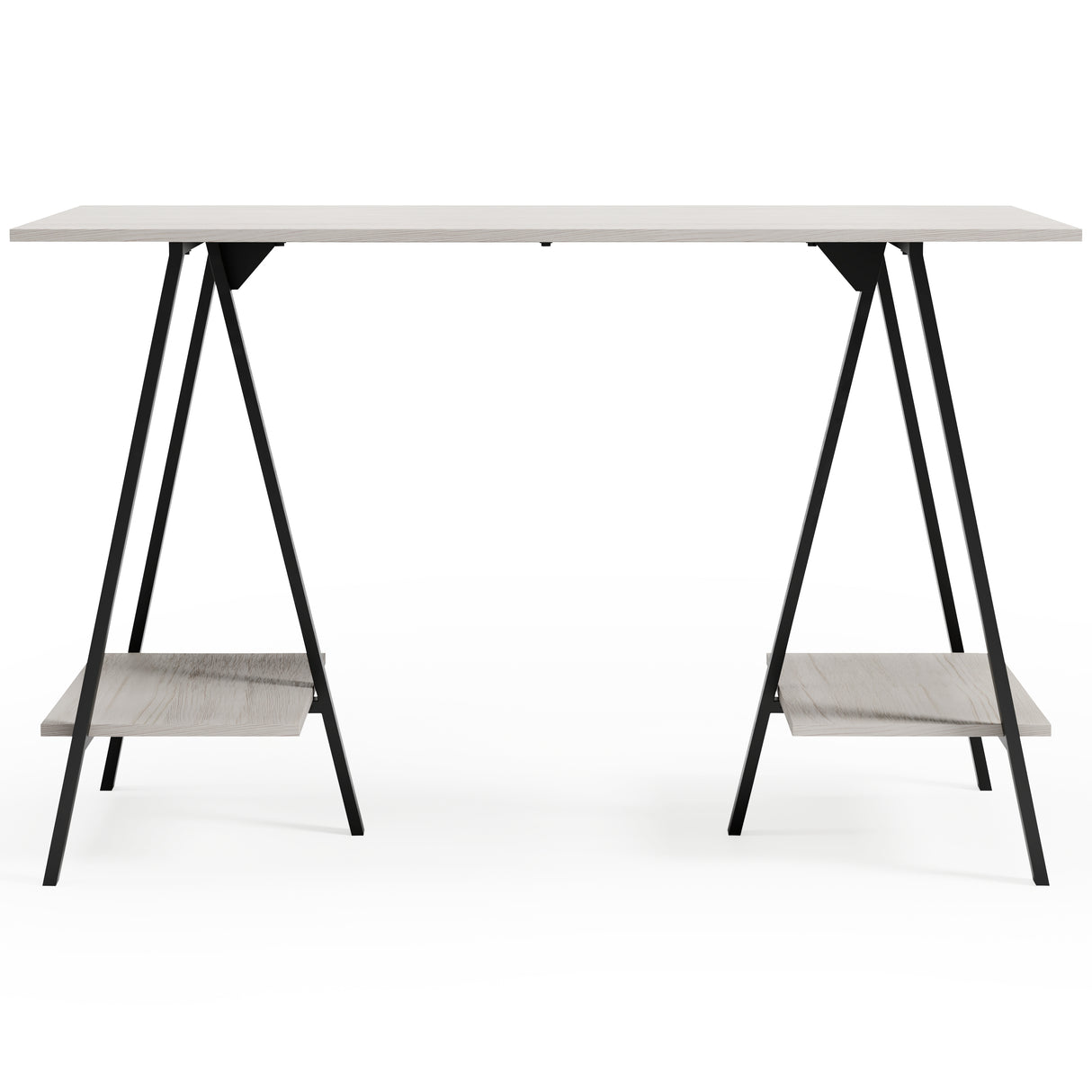 Bayflynn White/Black Home Office Desk