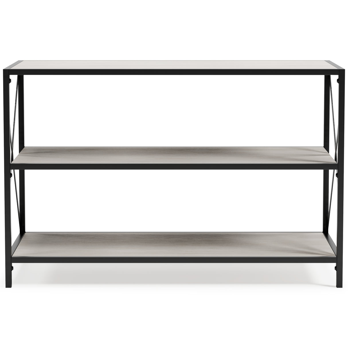 Bayflynn White/Black Bookcase