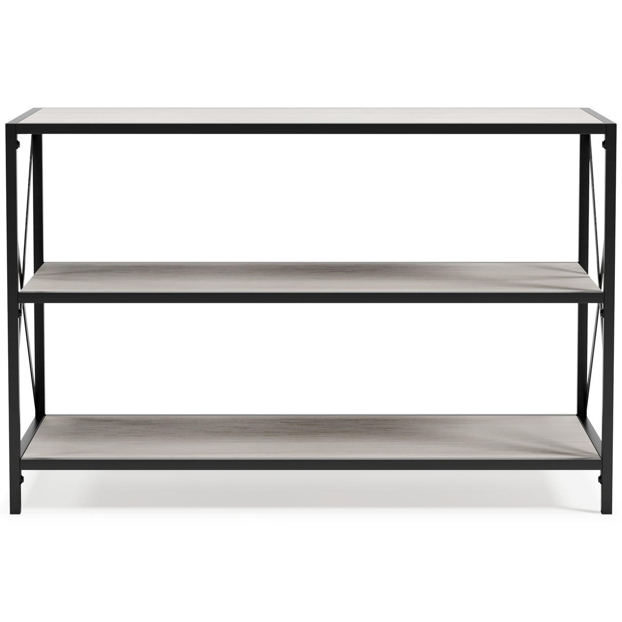 Bayflynn White/Black Bookcase